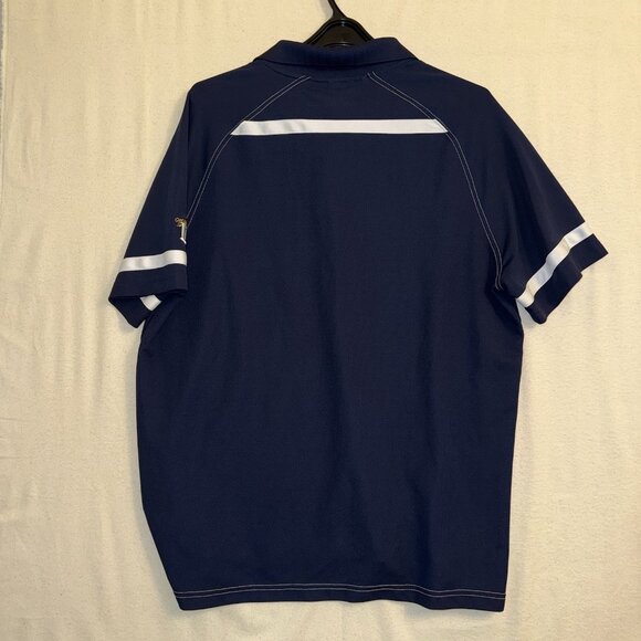 Under Armour Heat Gear Miller Lite Mens XL  Extra Large Navy Blue Polo - Picture 5 of 7